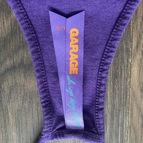 Garage Purple Racerback Tank Top - Picture 3 of 4